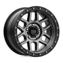 17X9 KMC KM544 MESA Satin Black With Gray Tint 5X127 ET-12 wheel/rim-3