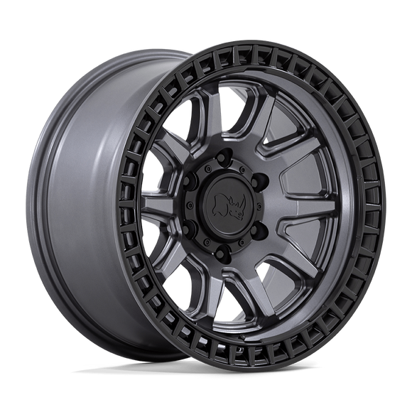 20x9 Black Rhino Calico Matte Gunmetal Matte Black Lip 6x139.7 ET0.00 Wheel