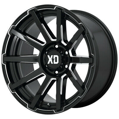 22X10 XD Series XD847 OUTBREAK Gloss Black Milled 5X127 ET-18 wheel/rim