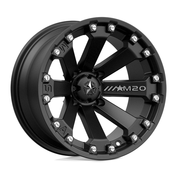 14X7 MSA OFFROAD Kore Black Wheel/Rim 4X110 ET-52 4-110 14-7 M20-14710