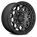 17X9 KMC KM545 TREK Satin Black With Gray Tint 6X139.7 ET18 wheel/rim-2