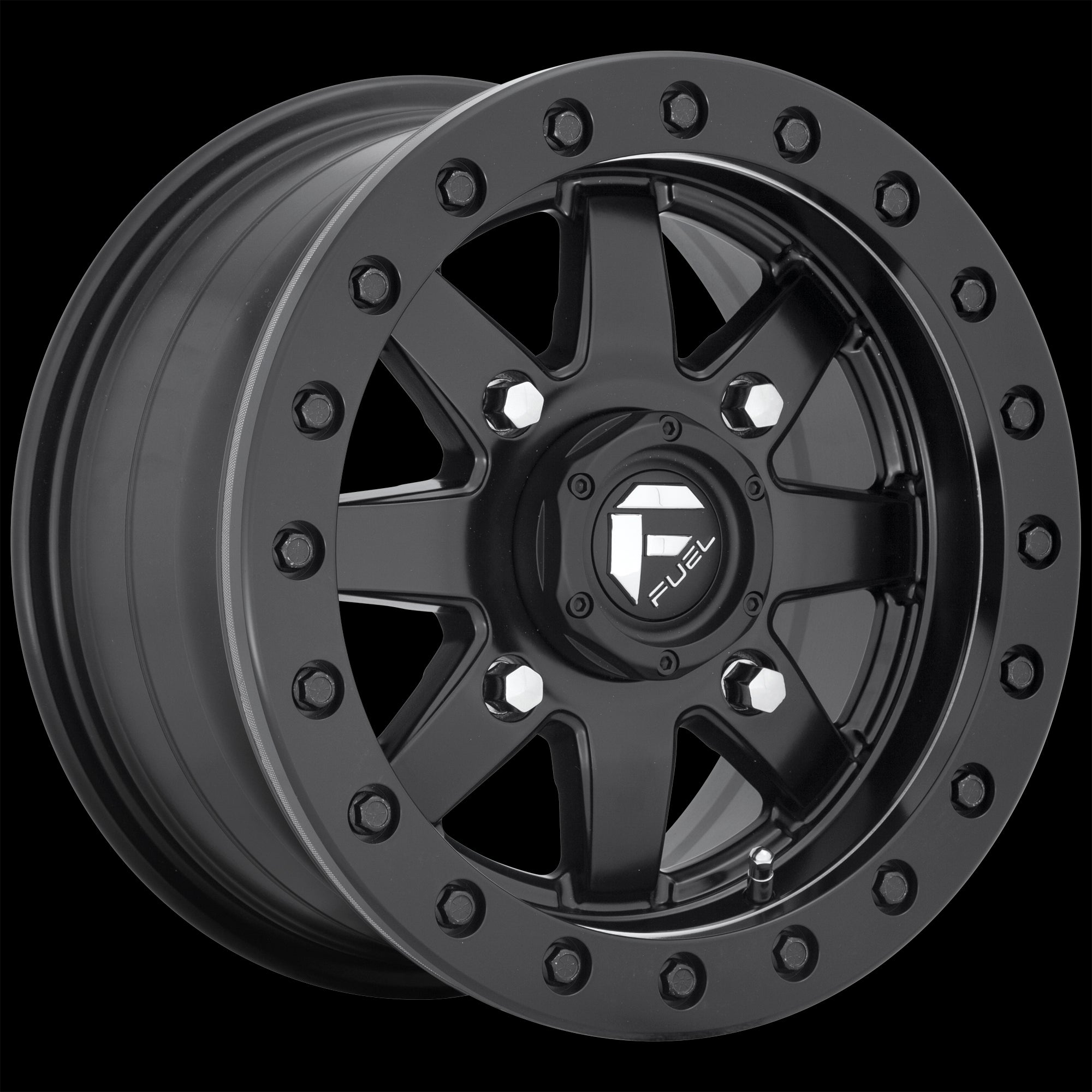 15X7 Fuel UTV D936 Maverick Beadlock Matte Black 4X156 ET38 wheel/rim