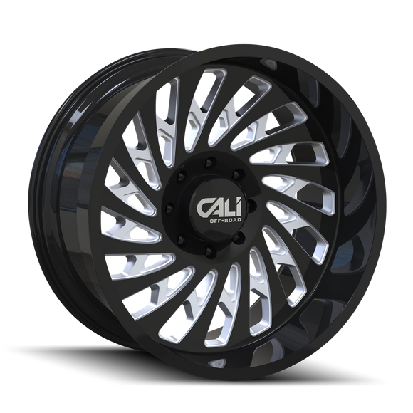 20x12 Cali Off-Road Switchback Black-Gloss Wheel/Rim 5x127 9108-2273BM