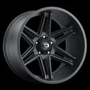 20x10 Vision 363 Razor Satin Black Wheel 5x150 ET-25 CB110.2-1