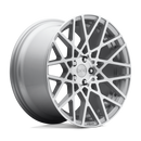 18X8.5 Rotiform BLQ Gloss Silver Machined 5x114.3 R110188565+38-1