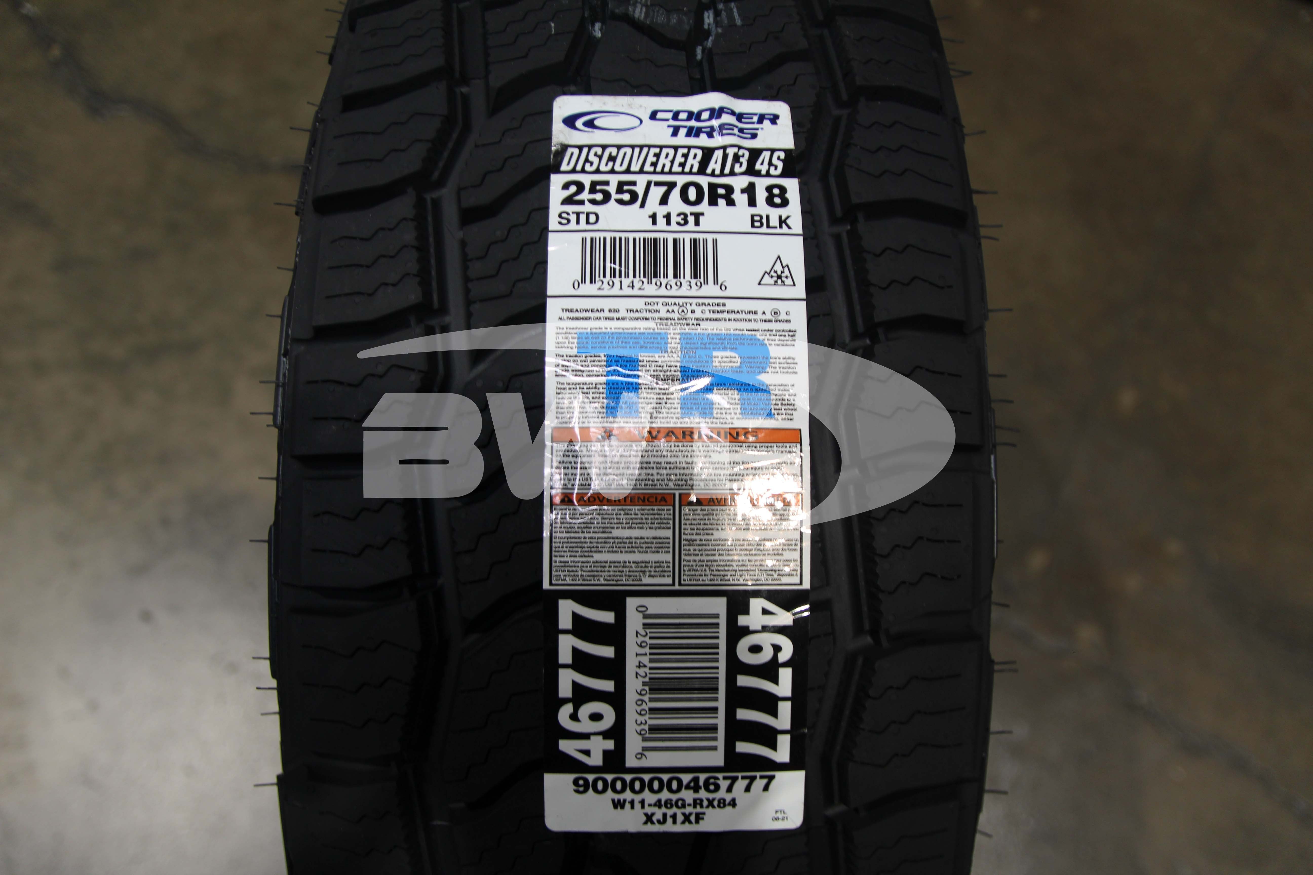 Cooper Discoverer AT3 4S Tire(s)255/70R18 113T SL BSW 2557018