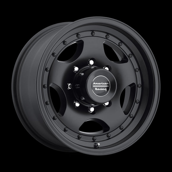 15X7 American Racing AR23 Black w/ Clearcoat Wheel/Rim 5x127 15-7 ET-6