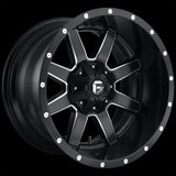 26X7 Fuel UTV D538 Maverick Matte Black Milled 4X137 ET13 wheel/rim