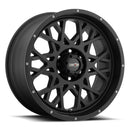 Vision 412 Rocker Satin Black 20X9 6x5.5 (6x139.7) ET10 wheel-2