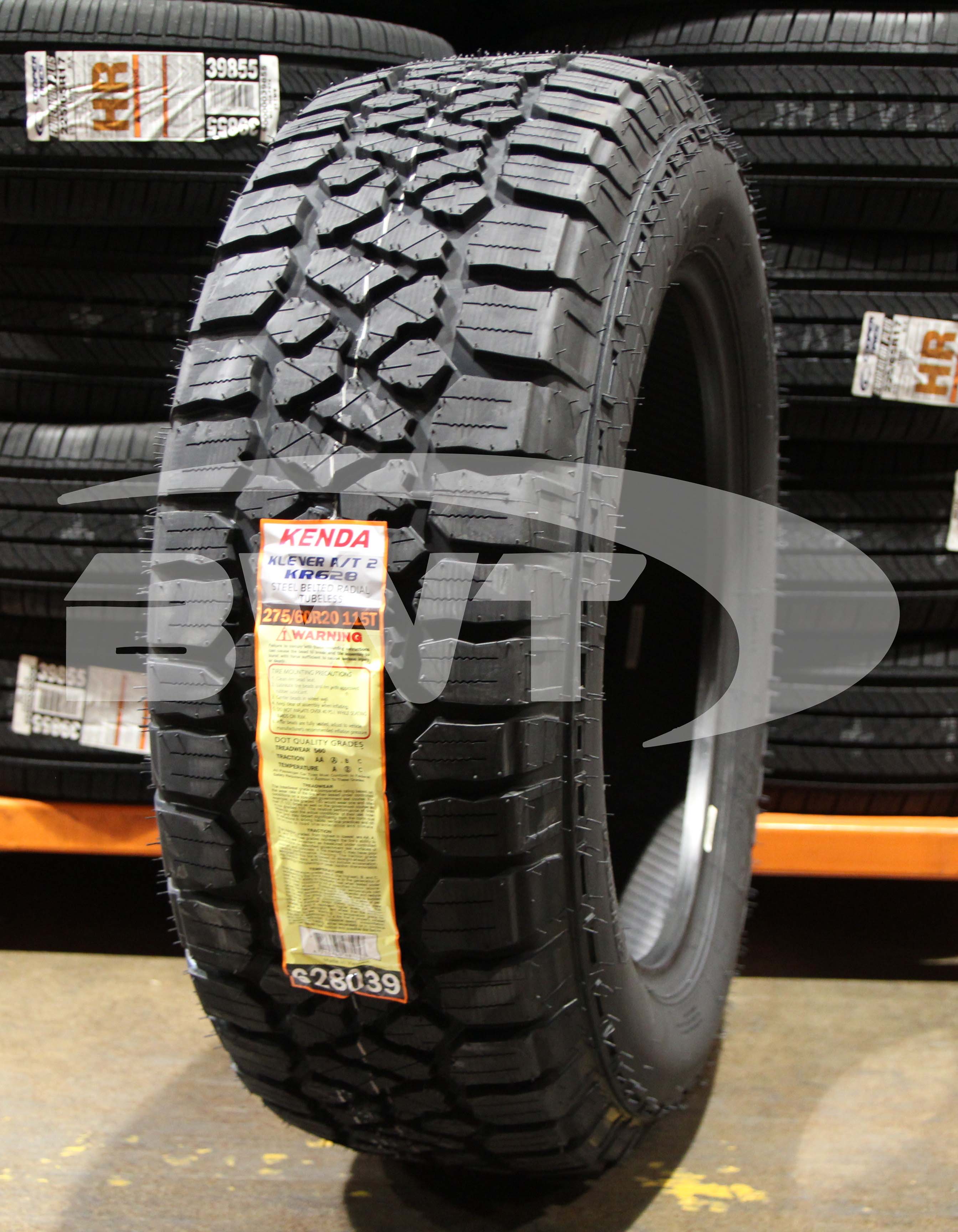 Kenda Klever A/T 2 Tire(s) 275/60R20 115T SL RBL 2756020