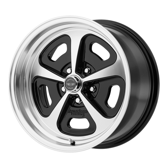 15X7 American Racing VN501 Black Machined Wheel/Rim 5x120.65 5-120.65 ET0