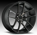 20x8.5 Niche Targa Black & Machined Wheel/Rim 5x115 5-115 20-8.5-4