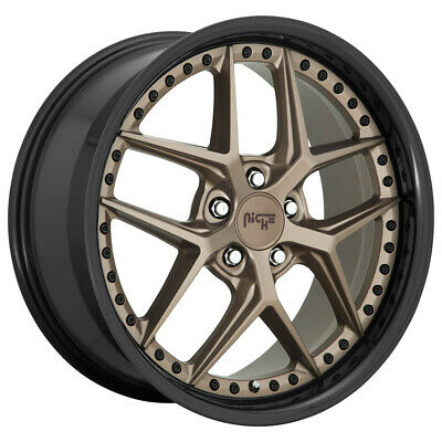 19X8.5 Niche Vice Matte Bronze Black Bead Ring 5x114.3 M227198565+35
