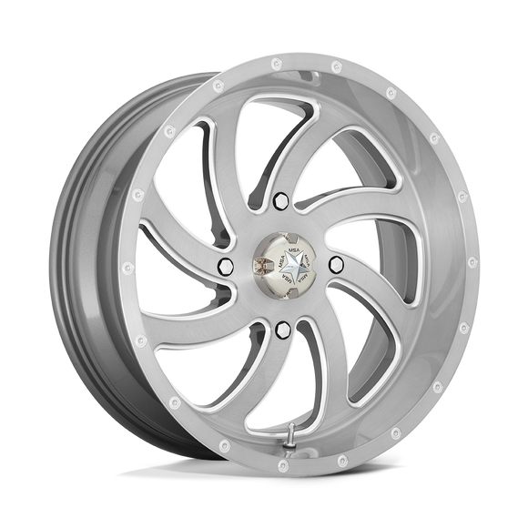 20X7 MSA Offroad Switch Brushed Titanium 4x137 M36-020737TI