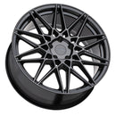 17x8 Petrol P3C Gloss Black With Machined Face 5x108 ET40 CB72.1 Wheel Rim-4