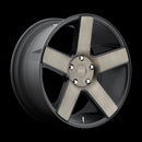 22x9.5 DUB Baller Black & Machined Wheel/Rim 5x115 5-115 22-9.5-1