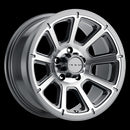 14x5.5 Vision 353 Turbine Gunmetal Machined 5x114.3 5x4.5 ET0 Wheel Rim-1