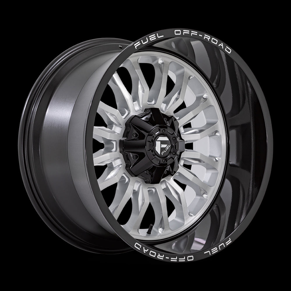 22X12 Fuel D798 ARC SLVR-BRSH BLK-LP 8X165.1 ET-44 wheel/rim