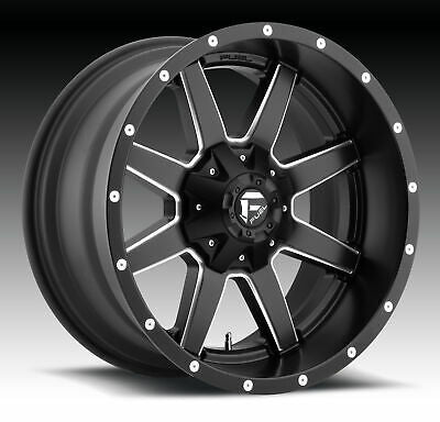 22X10 Fuel D538 Maverick Matte Black Milled 5X127/5X135 ET-24 wheel/rim