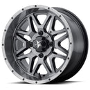 14X7 MSA OFFROAD Vibe Gray Wheel/Rim 4X137 ET0 4-137 14-7 M26-04737-4