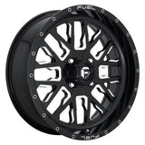 18X9 Fuel D611 Stroke Gloss Black Milled 6X120/6X139.7 ET19 wheel/rim