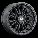 18x9 Vision 405 Korupt Satin Black Wheel 8x165.1 ET12 CB125.2-2