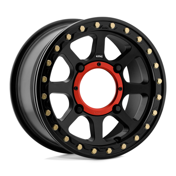 14X7 KMC ATV KS234 ADDICT 2 Beadlock Satin Black 4X137 ET38 wheel/rim