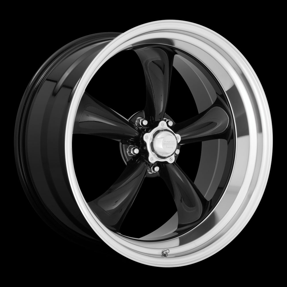 22X11 American Racing VN315 Torq thrust II Blk/Mach-LP 5X139.7 ET18 wheel