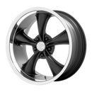 20.00x10.00 AME Boss Textured Black With Diamond Cut Lip 5x120.65 2.00 5.58 72.5-3
