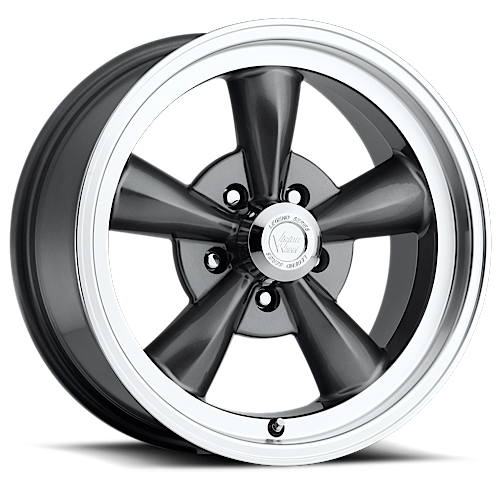 17x9 Vision 141H Legend 5 Gunmetal Machined Lip 5x127 5x5 ET25 Wheel Rim