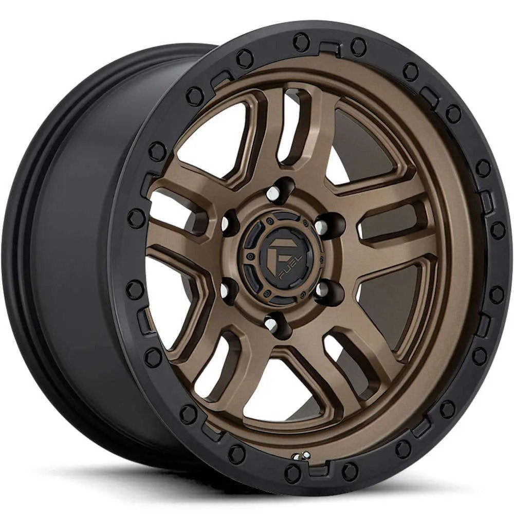 18X9 Fuel D702 AMMO Matte Bronze Black Bead Ring 5X127 ET20 wheel/rim