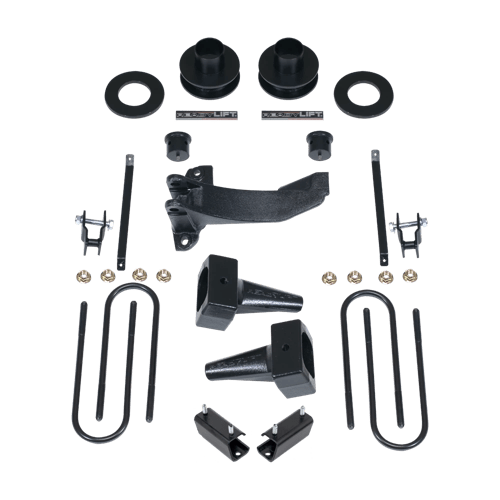 ReadyLift 2.5" Lift Kit w/ 4" Rear Blocks for Ford Super Duty 4WD 11-16 (1pc DS)