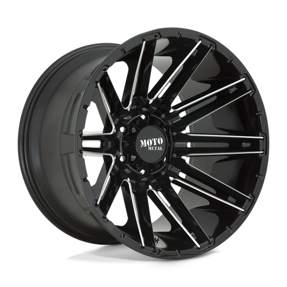 20X10 Moto Metal MO998 KRAKEN Gloss Black Milled 6X135 ET-18 wheel/rim