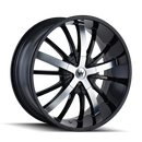 22x9.5 Mazzi Essence Black-Gloss Wheel/Rim 5x127 364-22952B-3