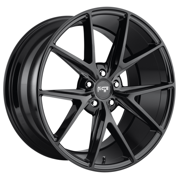 20x9 Niche Misano Gloss Black Wheel/Rim 5x120 5-120 20-9