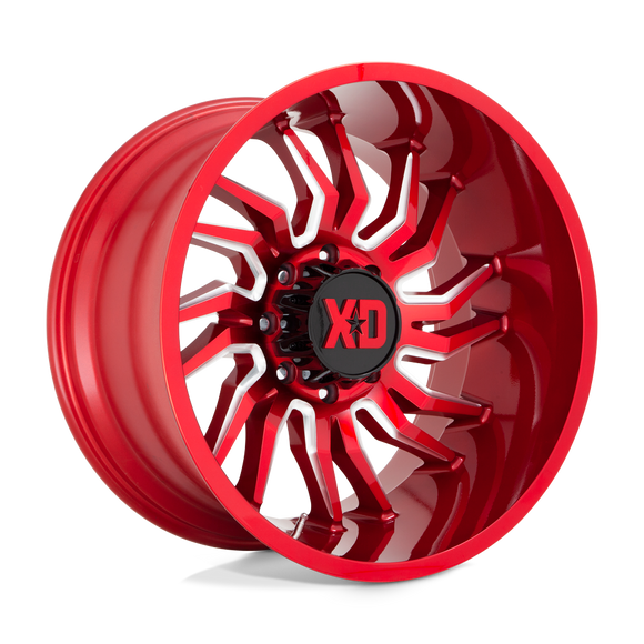 22X10 XD XD858 TENSION Candy Red Milled 8X165.1 ET-18 wheel/rim