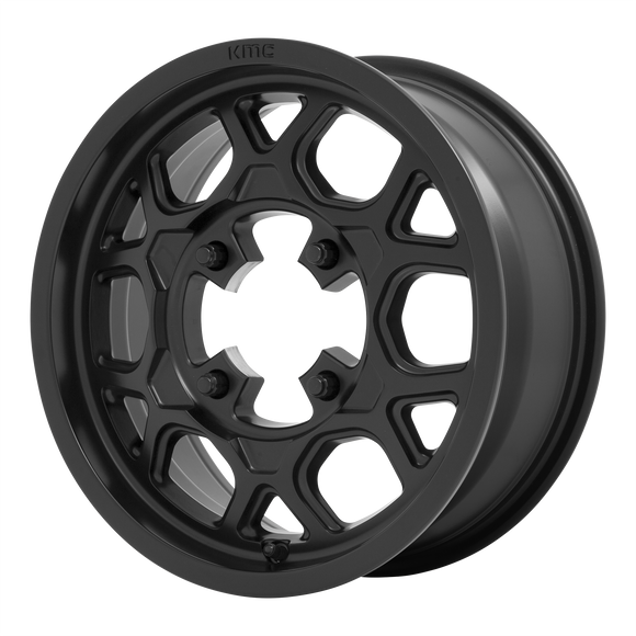 15X6 KMC ATV KS133 MESA LITE Satin Black 4X137 ET38 wheel/rim