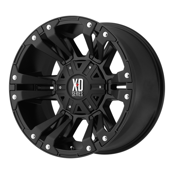 18X9 KMC XD Monster II Black Wheel 5X139.7 ET18 5-139.7 18-9 XD82289086718