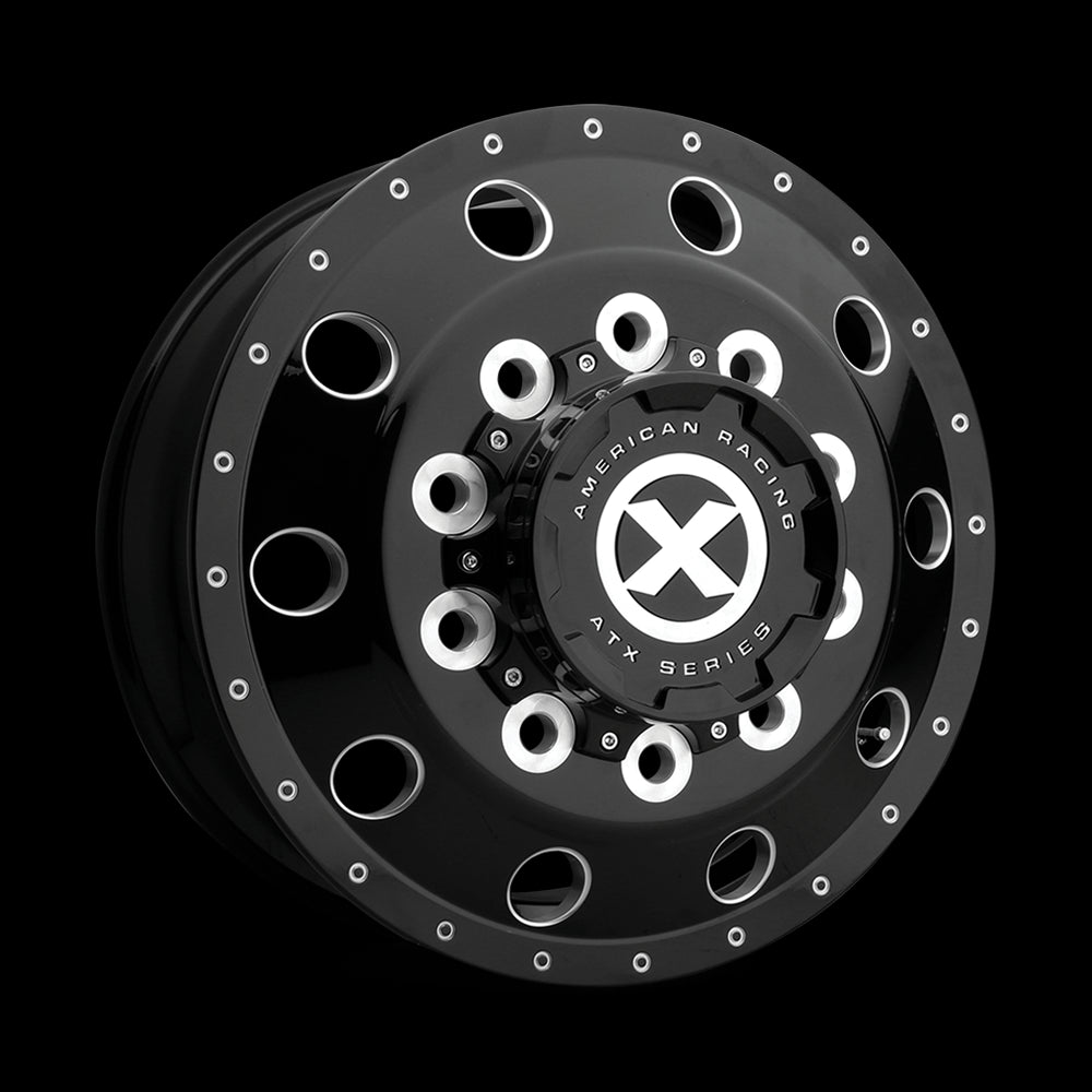 24.5X8.25 American Racing ATX AO405 TREX G-BLK MILL 10X285.75 ET144 wheel