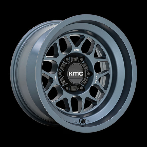 17X9 KMC KM725 TERRA Metallic Blue 6X139.7 ET-38 wheel/rim