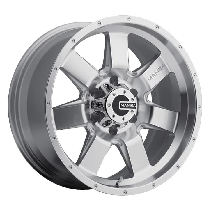 17x9 Mamba M14 Wheel/Rim 6x139.7 17x9 6-139.7 17-9 Silver ET-12