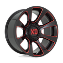 20X10 XD XD854 REACTOR G-BLK MILL RTCC 5X127/5X139.7 ET-18 wheel/rim-1