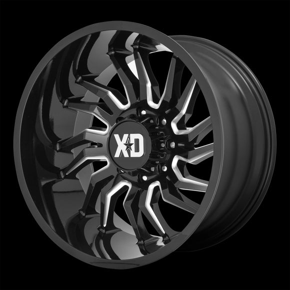 20X10 XD XD858 TENSION Gloss Black Milled 8X170 ET-18 wheel/rim
