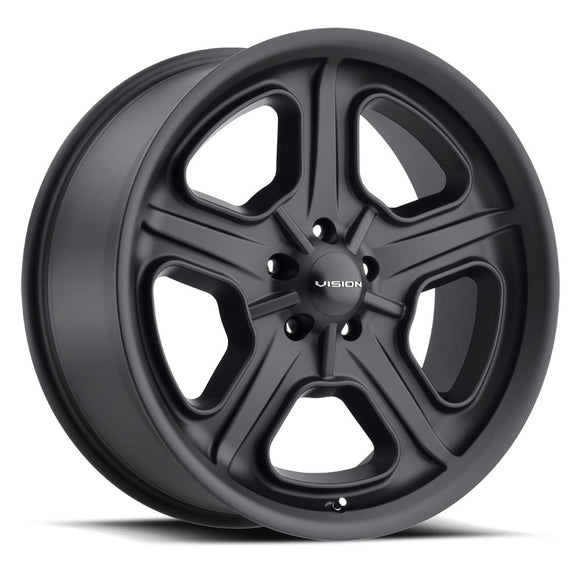 20x8.5 Vision 147 Daytona Satin Black Wheel 5x115 ET10 CB83