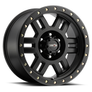 15x8 Vision 398 Manx Matte Black 6x139.7 6x5.5 ET-19 Wheel Rim-1