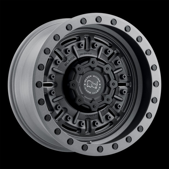 20x9.5 Black Rhino Abrams Textured Matte Gunmetal 6x139.7 ET2.00 Wheel