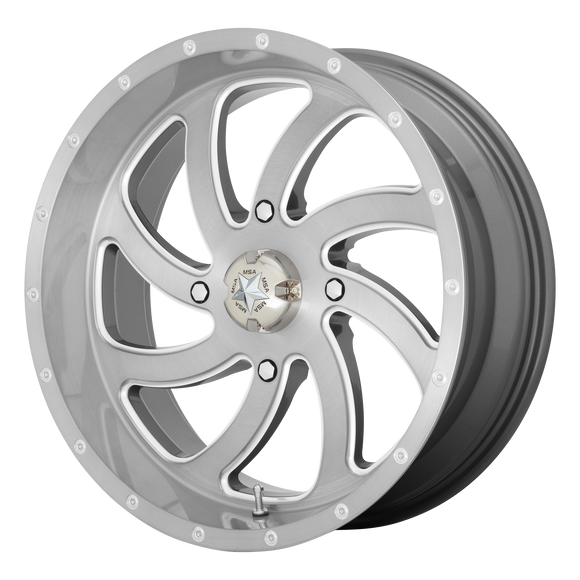18X7 MSA Offroad Switch Brushed Titanium 4x137 M36-018737TI