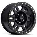 18x9 Vision 398 Manx Matte Black Wheel 5x127 ET18 CB78.1-1