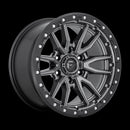 20X9 Fuel D680 Rebel Matte Gun Metal Black Bead Ring 8X165.1 ET1 wheel/rim-1
