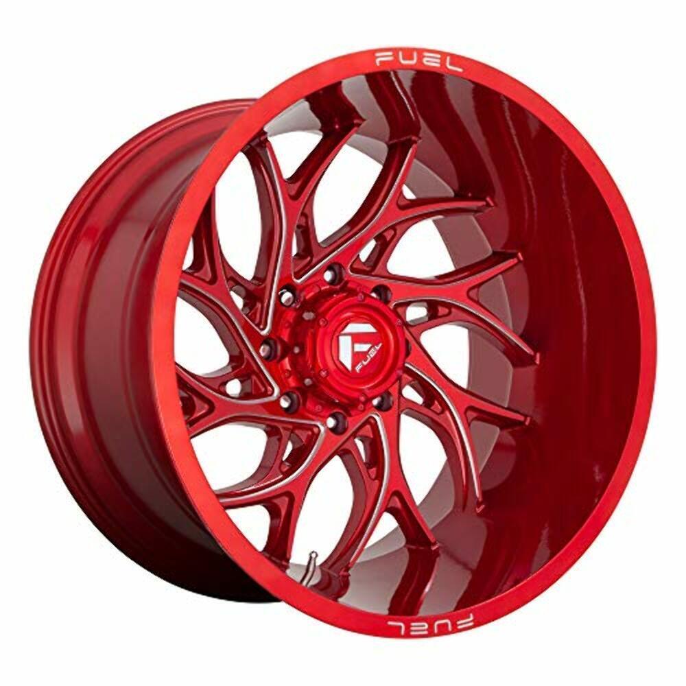 22X12 Fuel D742 Runner Candy Red Milled 8X165.1 ET-44 wheel/rim - 0